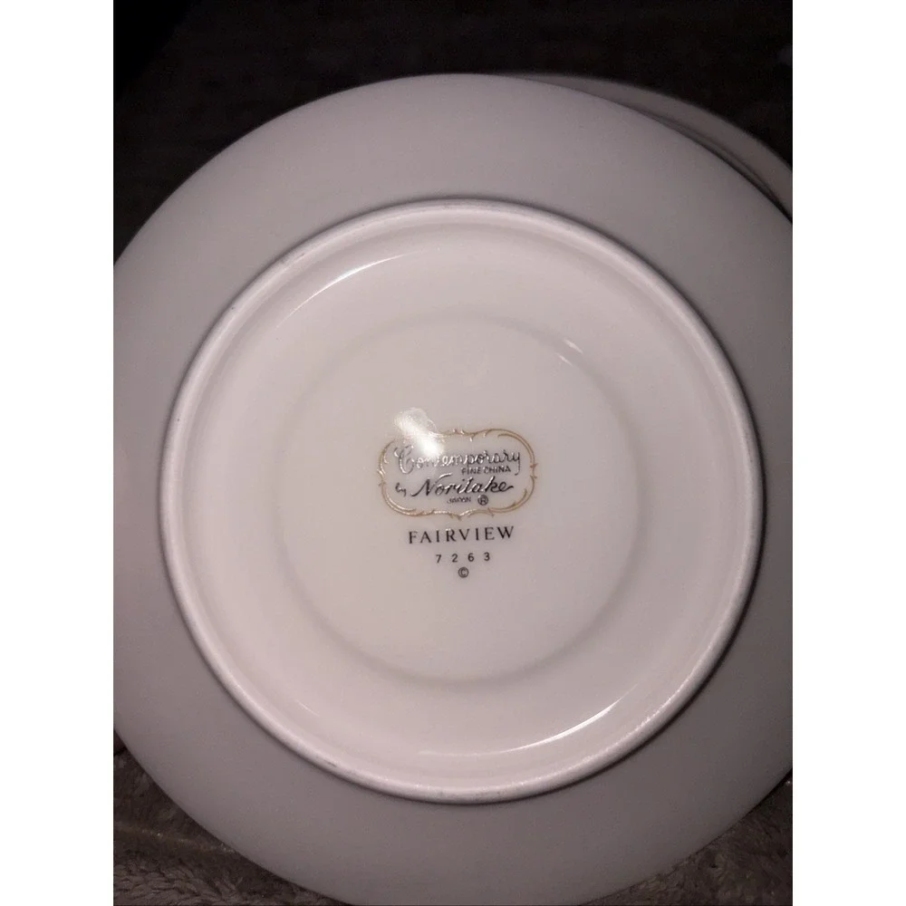 5- Noritake Fairview Saucer 6